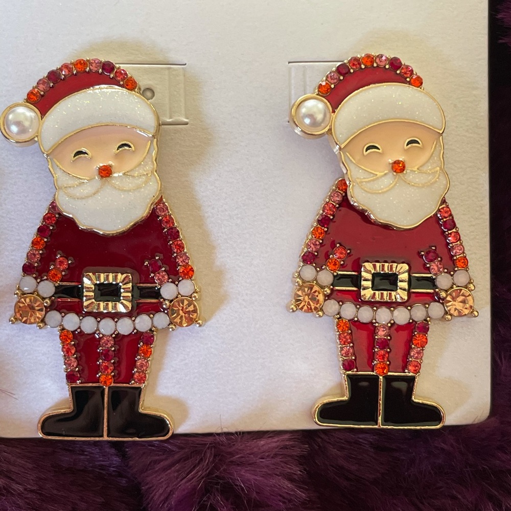 🎅♥️🎅Baublebar Sparkle Santa Earrings 🎅♥️🎅 💰 Bundle Earrings/Will Discount
